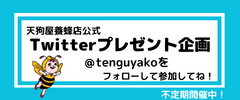 twitterプレゼント企画開催中!